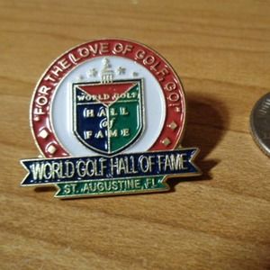 Vintage World Golf Hall of Fame - Lapel/Hat/Backpack pin